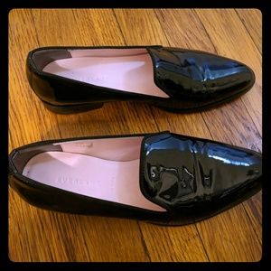 Everlane patent loafers